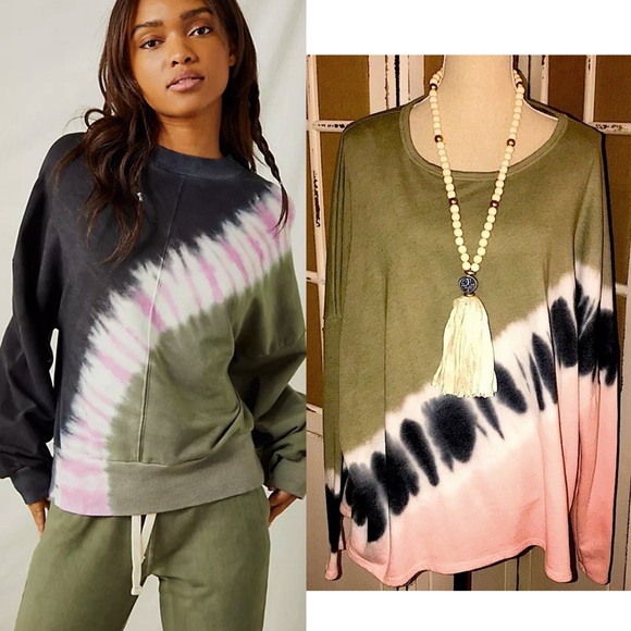 ☃️BOGO50%☃️ 🆕💚PEACH LOVE CA: California Blissful Thoughts Top Sweater SMALL - Picture 5 of 8